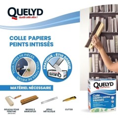 Colle papiers peints - QUELYD - Intissés en poudre - Toutes pieces -