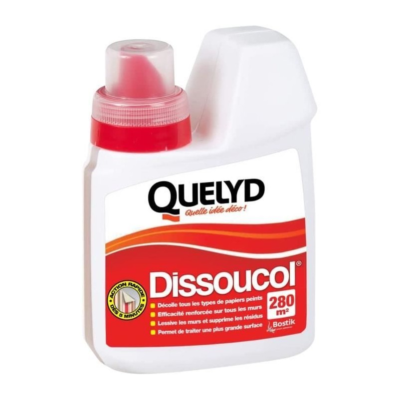Décolleur papier peint - QUELYD - Dissoucol - Lessive - Supprime les