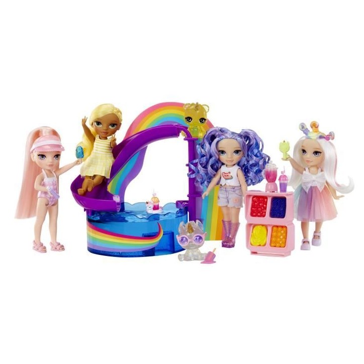 Jeu de société - MGA - Piscine arc en ciel avec toboggan - Poupée Blush - 10 pieces - Multicolore Jeu de société - MGA - Piscine arc en ciel avec toboggan - Poupée Blush - 10 pieces - Multicolore