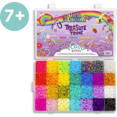 Kit créatif DIY bracelets élastiques - BANDAI - Rainbow Loom - Treas