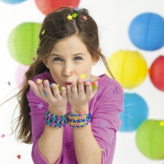 Kit créatif DIY bracelets élastiques - BANDAI - Rainbow Loom - Treas