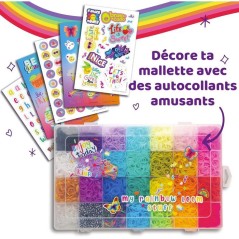 Kit créatif DIY bracelets élastiques - BANDAI - Rainbow Loom - Treas