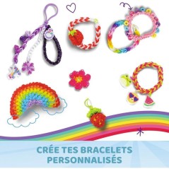 Kit créatif DIY bracelets élastiques - BANDAI - Rainbow Loom - Treas