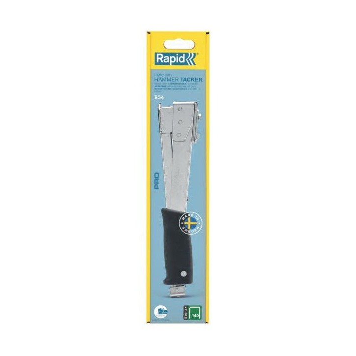 Marteau agrafeur pro pour agrafes - RAPID - R54 - 140/10-14 mm - Fixation & isolation - Carton - 5001696