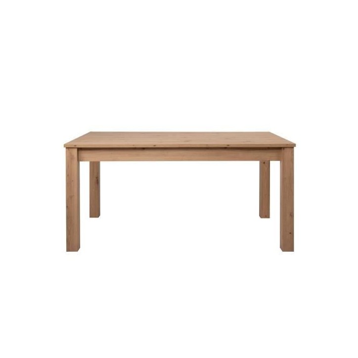 Table a manger extensible 6-10 personnes - Rectangulaire - MDF - Industriel - Bergen - L 160-200 x P 75 x H 90 cm Table a manger extensible 6-10 personnes - Rectangulaire - MDF - Industriel - Bergen - L 160-200 x P 75 x H 90 cm