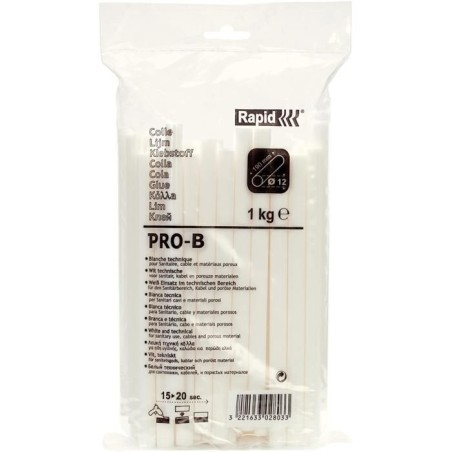 Bâton de colle - RAPID - 40302803 - 12 mm - 1 kg - Colle technique bl