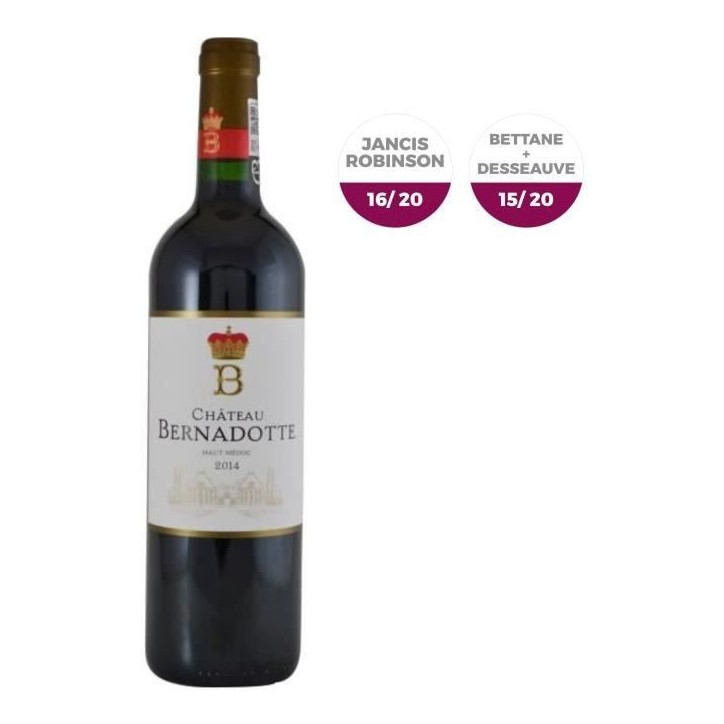 Château Bernadotte 2014 Haut-Médoc Grand Cru - Vin rouge de Bordeaux