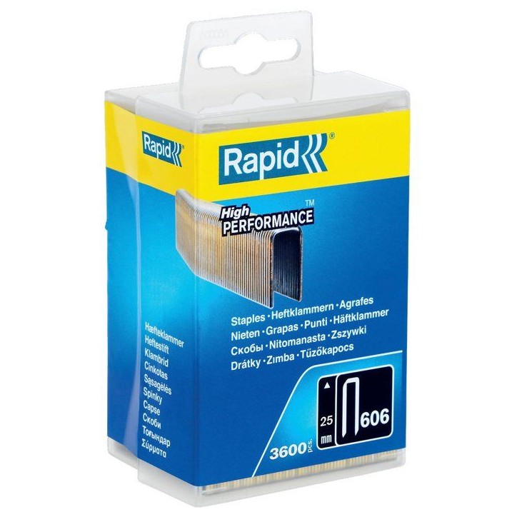 Agrafes étroites n° 606/25mm - RAPID - 40303095 Agrafes étroites n° 606/25mm - RAPID - 40303095