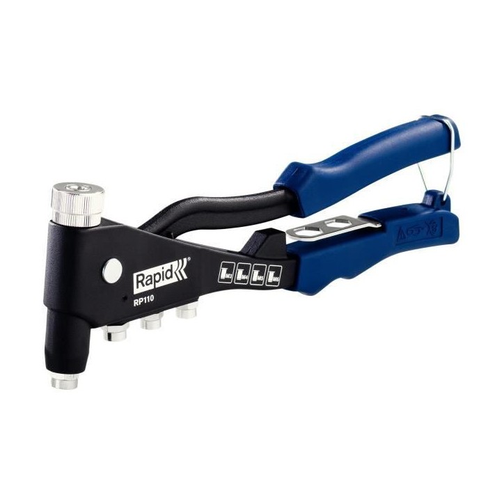 Pince écrous a sertir - RAPID - RP110 - M3/M4/M5/M6 - Aluminium trempé