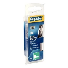 RAPID Ecrous a sertir M4 20 pcs