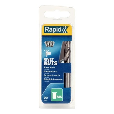RAPID Ecrous a sertir M5 20 pcs