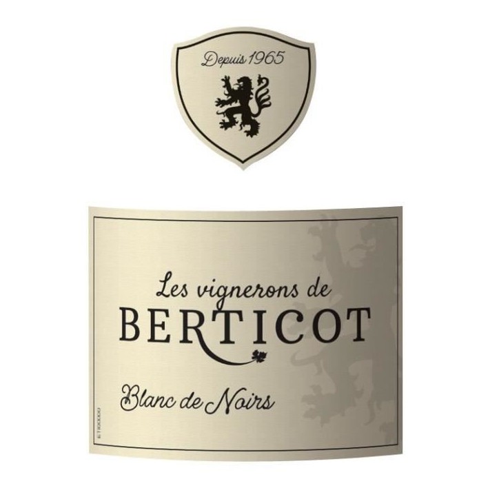 Les Vignerons de Berticot Atlantique - Vin Blanc de Noirs du Sud Ouest