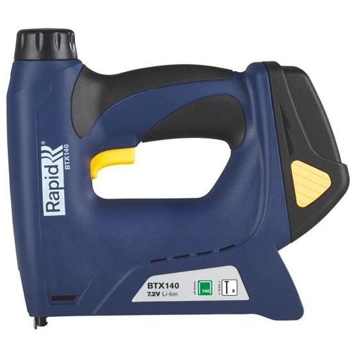 Agrafeuse-cloueuse électrique sans fil BTX140 7,2V - RAPID Agrafeuse-cloueuse électrique sans fil BTX140 7,2V - RAPID