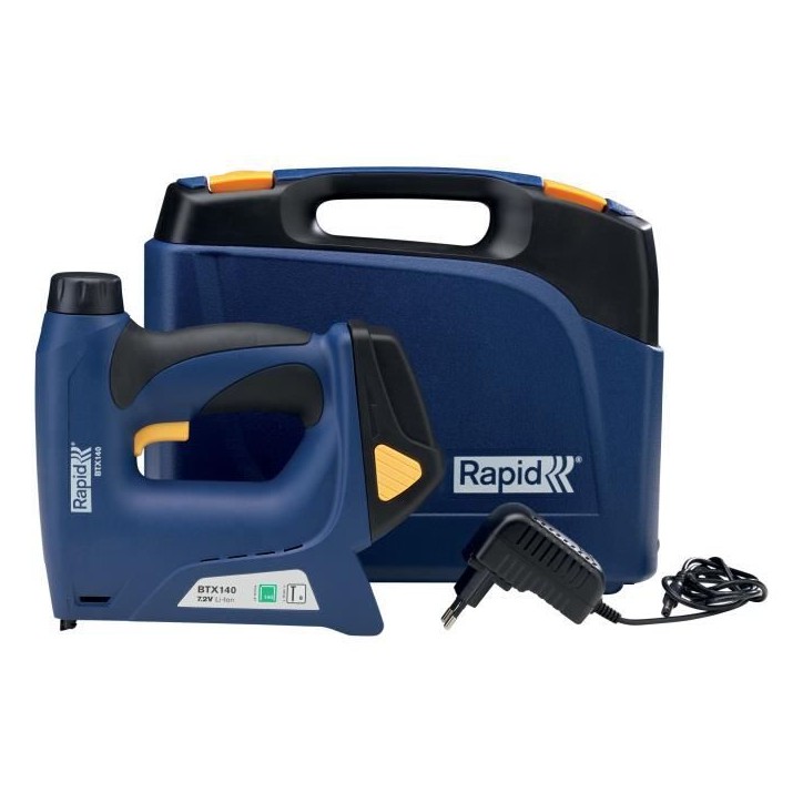 Agrafeuse-cloueuse électrique sans fil BTX140 7,2V - RAPID Agrafeuse-cloueuse électrique sans fil BTX140 7,2V - RAPID