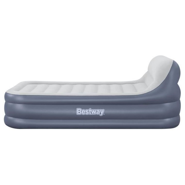 Lit gonflable - BESTWAY - 67923 - Tritech™ SleekFlow™ - 2 places, 226 x 152 x 84 cm, tete de lit, pompe intégrée Lit gonflable - BESTWAY - 67923 - Tritech™ SleekFlow™ - 2 places, 226 x 152 x 84 cm, tete de lit, pompe intégrée