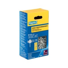 RAPID - Rivets - 4 x 8mm Alu ALU - Boite de 500