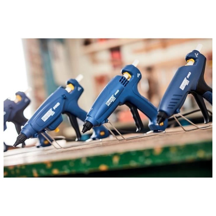 Pistolet a colle professionnel RAPID EG320 - 1000g/h PRO Coffret + colle 24 sticks