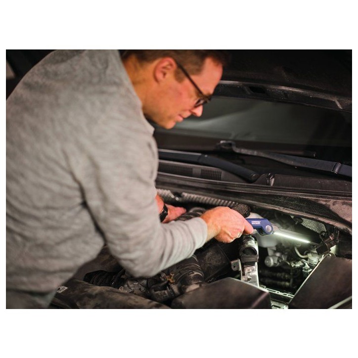 Lampe portable - RAPID - The Mechanic - LED 500 Lumens - Bras pliable, magnétique et batterie - Emballage FSC - (5001733) Lampe portable - RAPID - The Mechanic - LED 500 Lumens - Bras pliable, magnétique et batterie - Emballage FSC - (5001733)