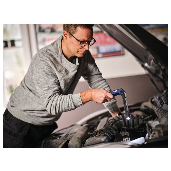 Lampe portable - RAPID - The Mechanic - LED 500 Lumens - Bras pliable, magnétique et batterie - Emballage FSC - (5001733) Lampe portable - RAPID - The Mechanic - LED 500 Lumens - Bras pliable, magnétique et batterie - Emballage FSC - (5001733)