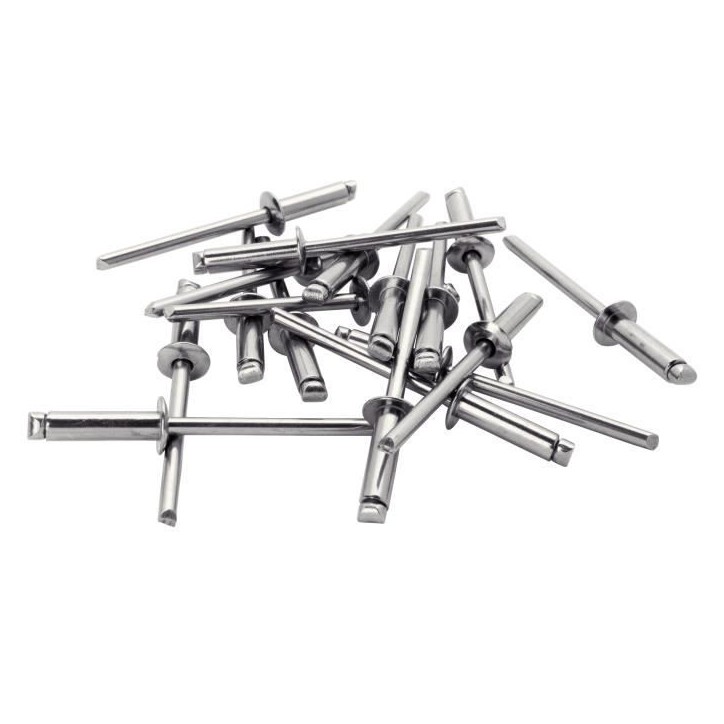 Rivets inoxydables Rapid Ø4.8x10mm. Blister de 50 pcs Rivets inoxydables Rapid Ø4.8x10mm. Blister de 50 pcs