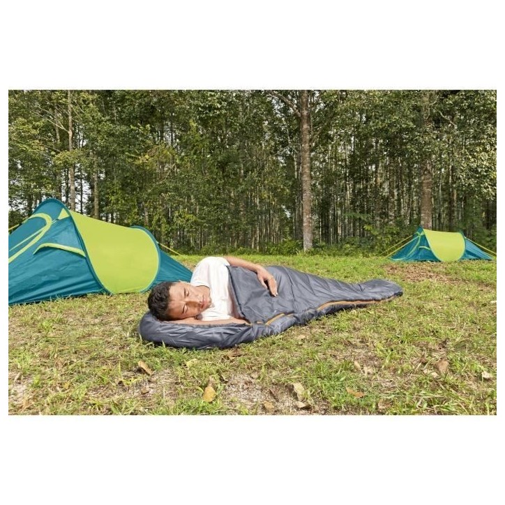 Sac de couchage - BESTWAY - 68103 - 180 x 75 cm - Idéal 3°C a 8°C - Polyester 210T Sac de couchage - BESTWAY - 68103 - 180 x 75 cm - Idéal 3°C a 8°C - Polyester 210T