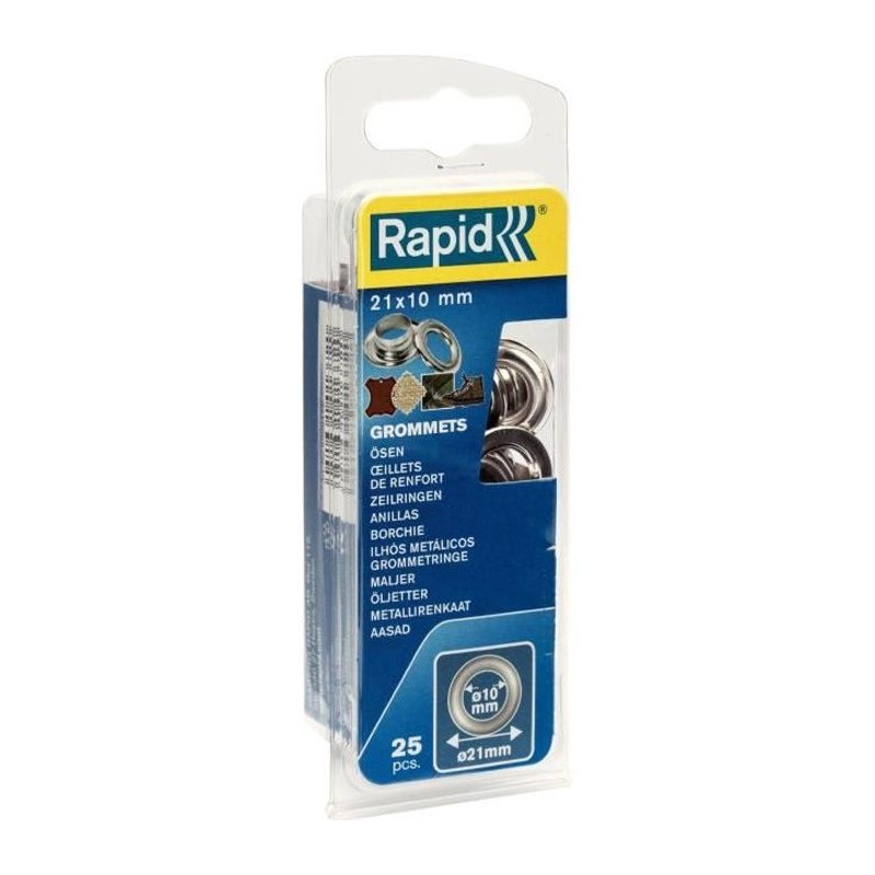 RAPID 25 oeillets de renfort 10mm