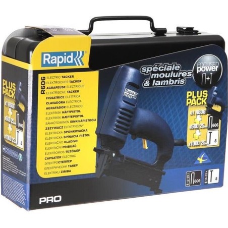 Agrafeuse cloueuse électrique RAPID R606 - Systeme Focused Power - Co