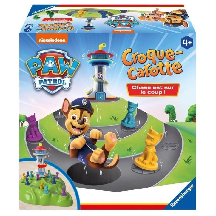 Croque Carotte Pat'Patrouille - Jeu de parcours rigolo - des 4 ans - 22385 - Ravensburger Croque Carotte Pat'Patrouille - Jeu de parcours rigolo - des 4 ans - 22385 - Ravensburger