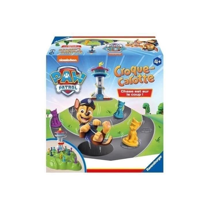 Croque Carotte Pat'Patrouille - Jeu de parcours rigolo - des 4 ans - 22385 - Ravensburger Croque Carotte Pat'Patrouille - Jeu de parcours rigolo - des 4 ans - 22385 - Ravensburger