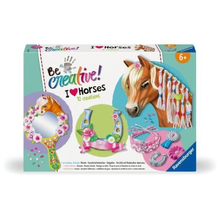 Ravensburger-Be Creative Cheval–kit Multi-activités Horses–10 cr