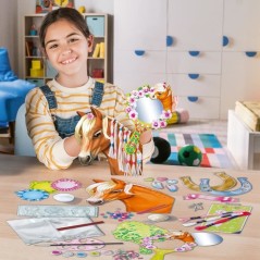 Ravensburger-Be Creative Cheval–kit Multi-activités Horses–10 cr