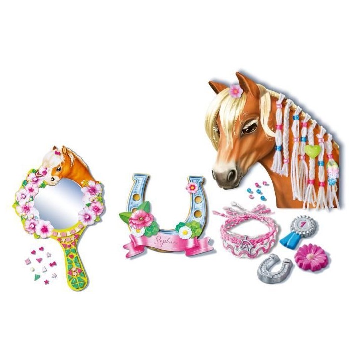 Ravensburger-Be Creative Cheval–kit Multi-activités Horses–10 créations–Activité détente et créative–Des 7 ans–23 Ravensburger-Be Creative Cheval–kit Multi-activités Horses–10 créations–Activité détente et créative–Des 7 ans–23