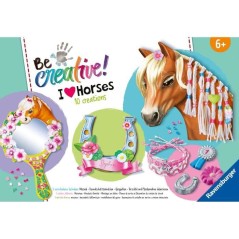 Ravensburger-Be Creative Cheval–kit Multi-activités Horses–10 cr