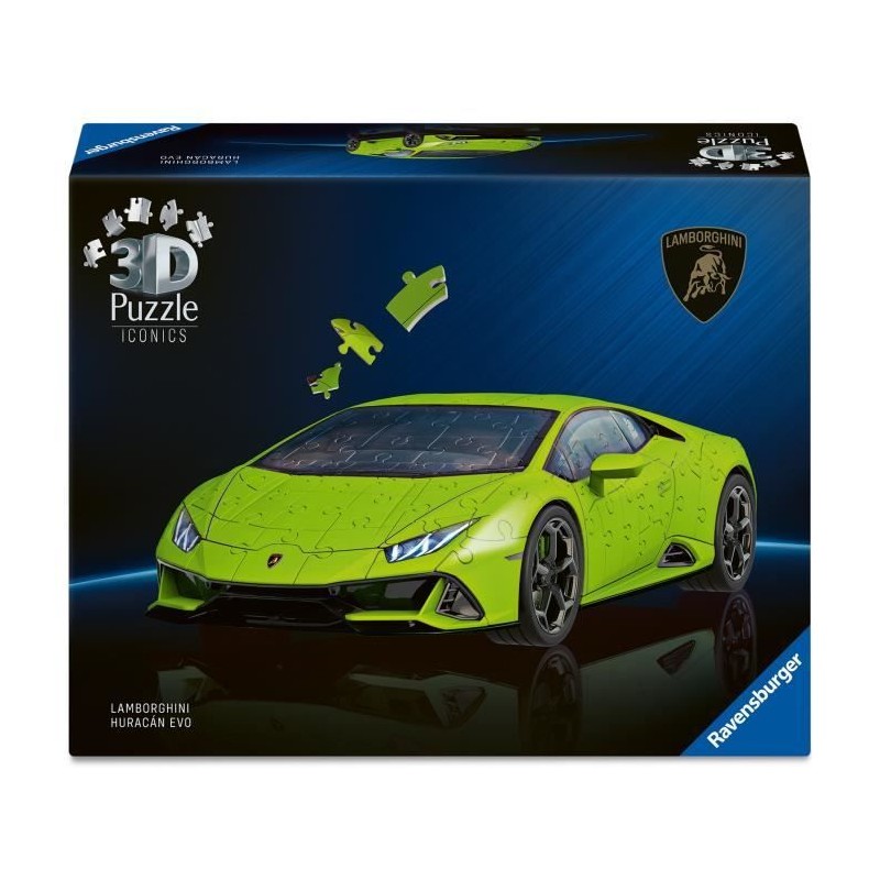 Puzzle 3D Iconics - Lamborghini Huracán EVO - Edition verte