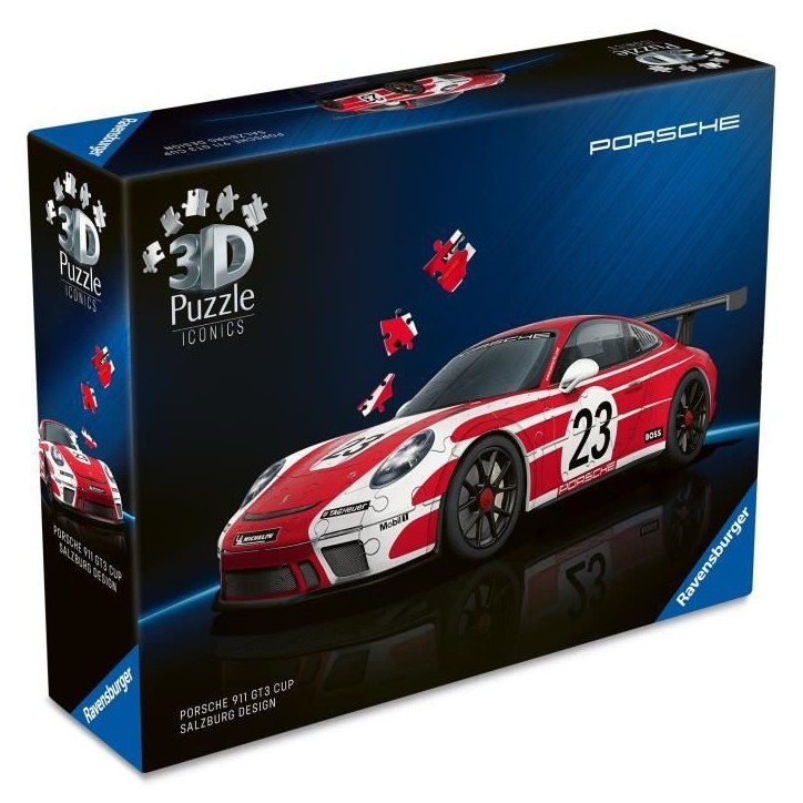 Puzzle 3D Iconics - Porsche 911 GT3 Cup Salzburg Puzzle 3D Iconics - Porsche 911 GT3 Cup Salzburg
