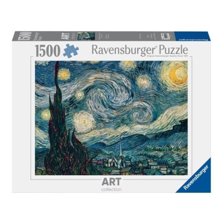 Puzzles - Puzzle 1500 pieces Ravensburger, Vincent Van Gogh: La Nuit