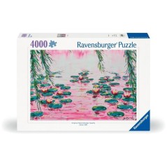 4000 p Les nénuphars roses