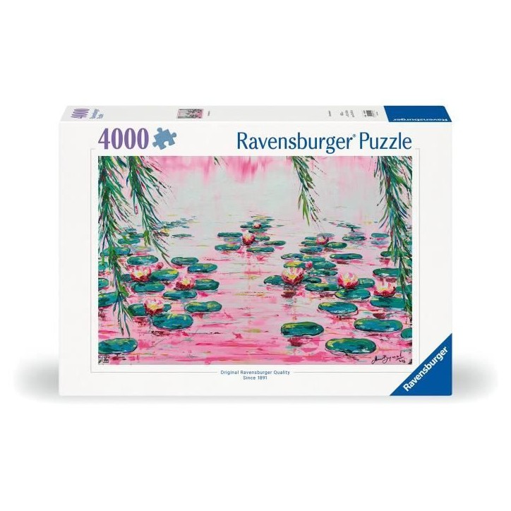 4000 p Les nénuphars roses 4000 p Les nénuphars roses