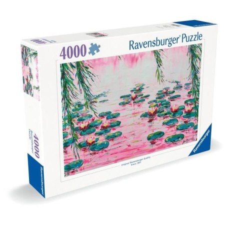4000 p Les nénuphars roses