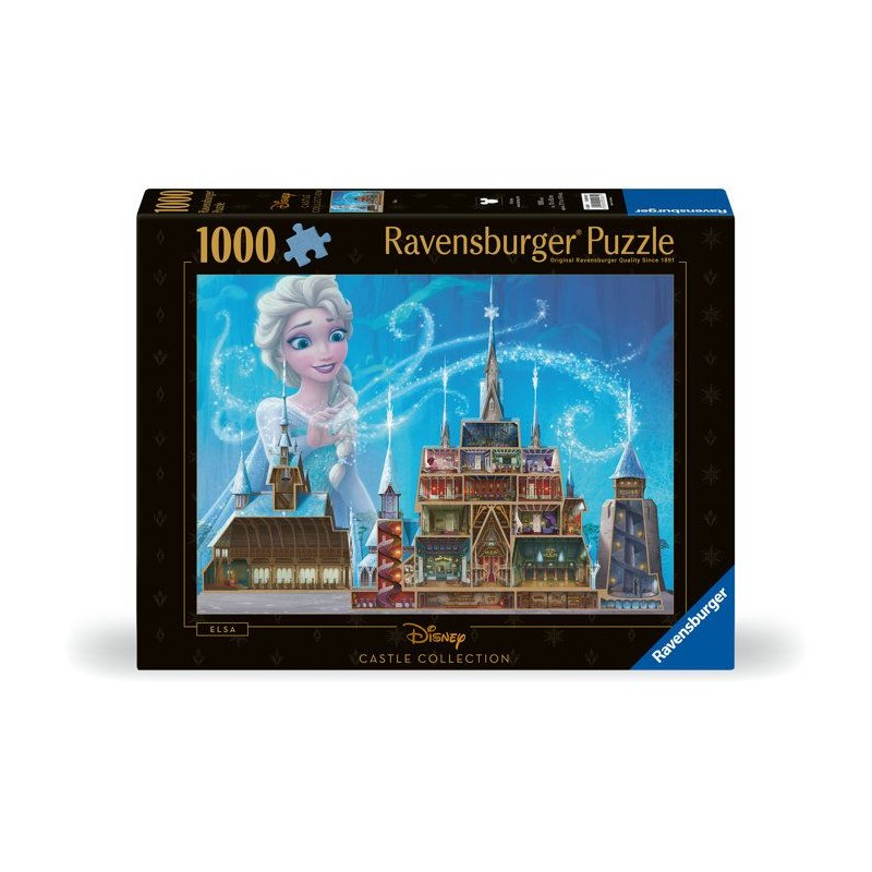 Puzzle - RAVENSBURGER - Castles Elsa - 1000 pieces - Multicolore - Pou