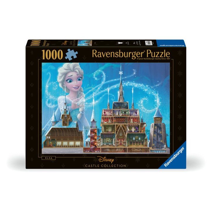 Puzzle - RAVENSBURGER - Castles Elsa - 1000 pieces - Multicolore - Pour enfants et adultes Puzzle - RAVENSBURGER - Castles Elsa - 1000 pieces - Multicolore - Pour enfants et adultes