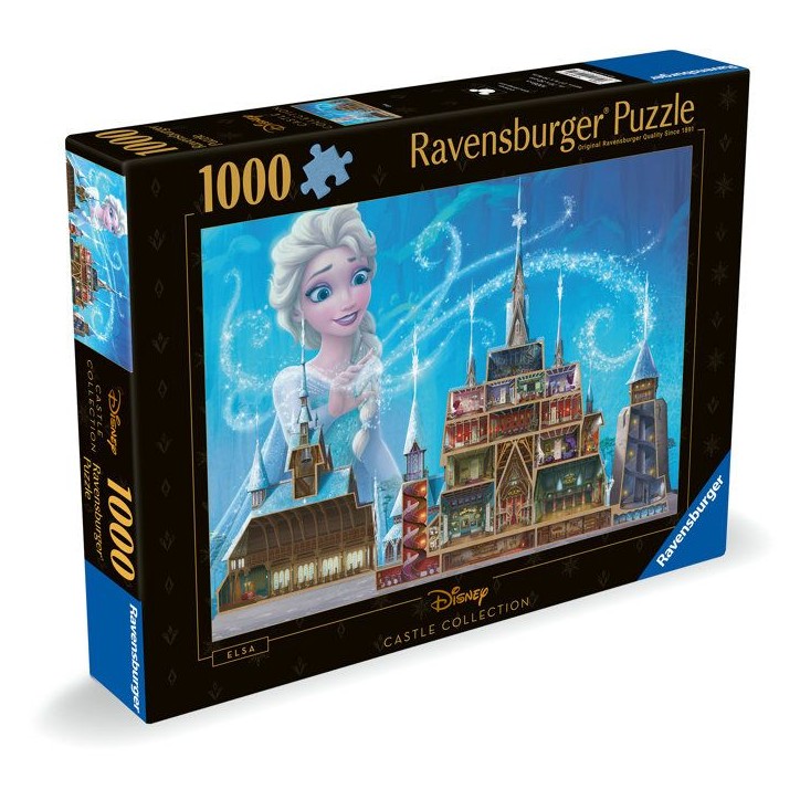 Puzzle - RAVENSBURGER - Castles Elsa - 1000 pieces - Multicolore - Pour enfants et adultes Puzzle - RAVENSBURGER - Castles Elsa - 1000 pieces - Multicolore - Pour enfants et adultes