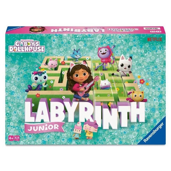 Jeu de société ravensburger gabby's dollhouse junior laybrinth Jeu de société ravensburger gabby's dollhouse junior laybrinth