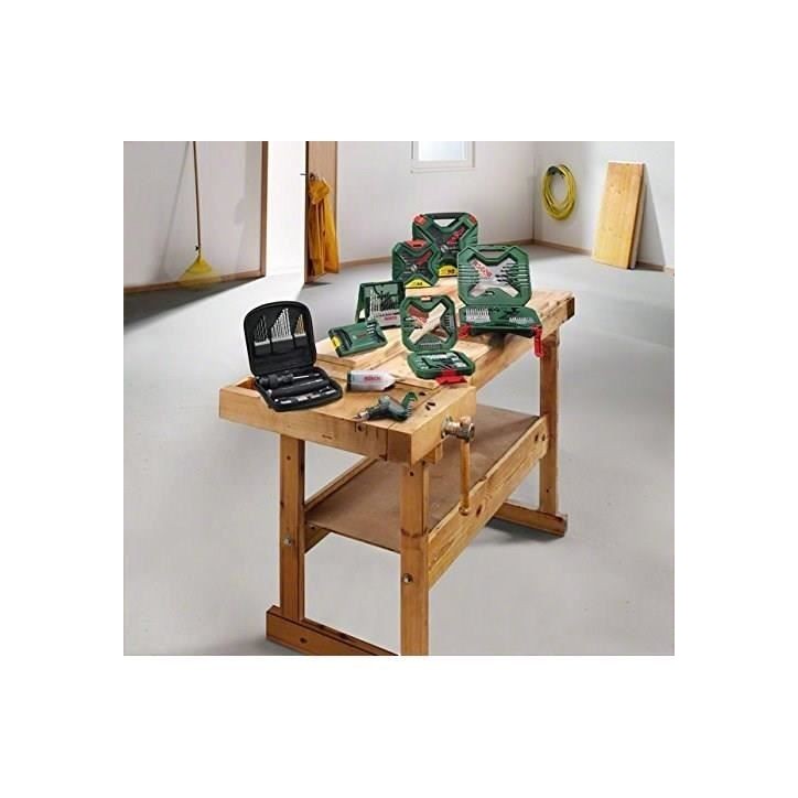Coffret X-Line Titane de forets et d'embouts de vissage Bosch - 100 pieces Coffret X-Line Titane de forets et d'embouts de vissage Bosch - 100 pieces