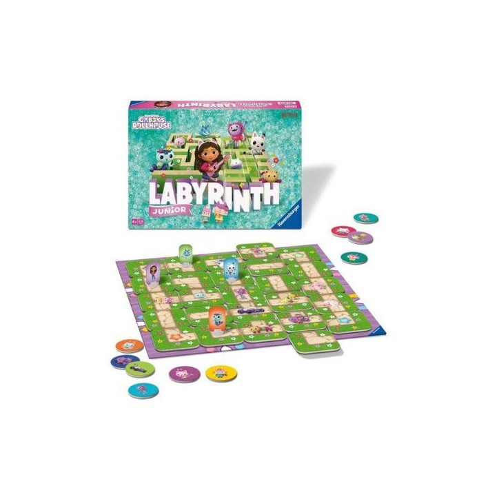 Jeu de société ravensburger gabby's dollhouse junior laybrinth Jeu de société ravensburger gabby's dollhouse junior laybrinth
