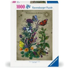 Puzzle - RAVENSBURGER - Le Cercle de Vie du Papillon - 1000 pieces - M