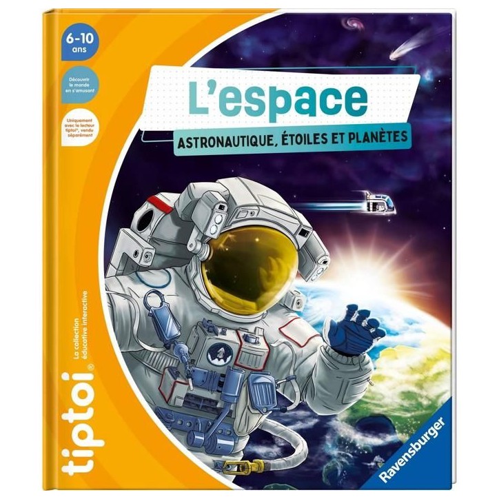 Livre interactif - RAVENSBURGER - Tiptoi - Espace Astronautique - Jeux et musiques - 6 ans et plus Livre interactif - RAVENSBURGER - Tiptoi - Espace Astronautique - Jeux et musiques - 6 ans et plus