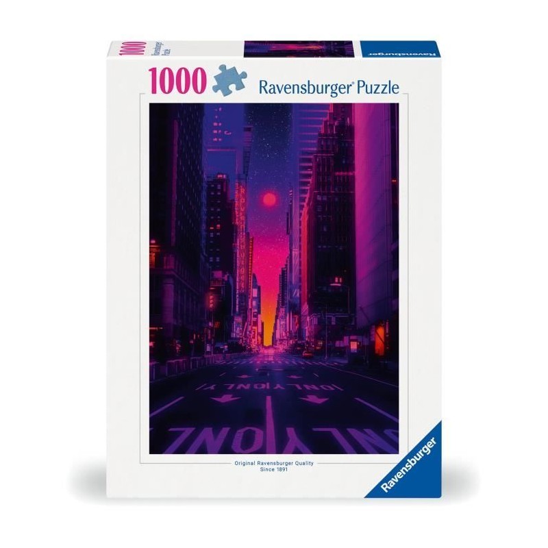 Puzzle 1000 pieces : Les néons de New York