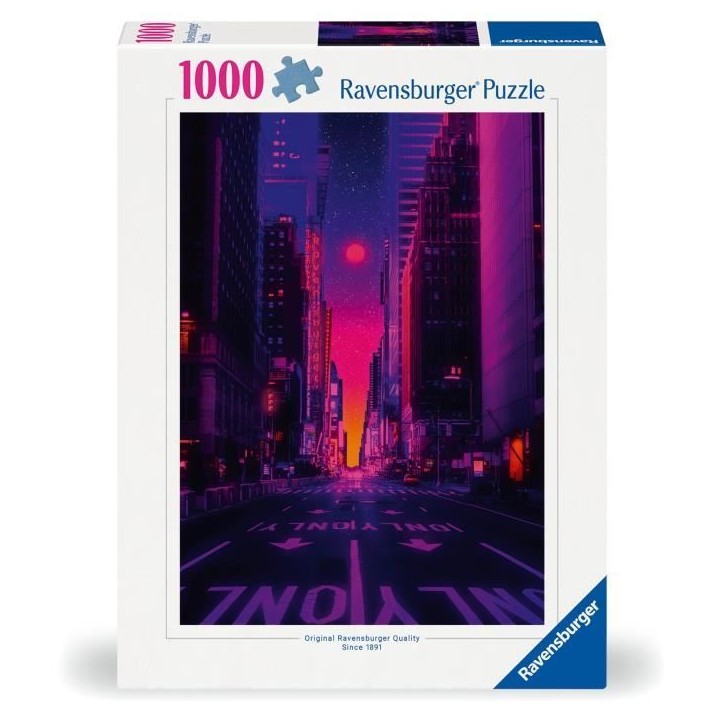Puzzle 1000 pieces : Les néons de New York