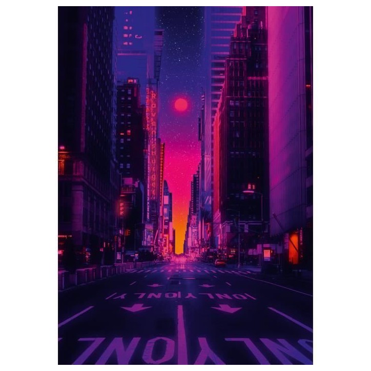 Puzzle 1000 pieces : Les néons de New York